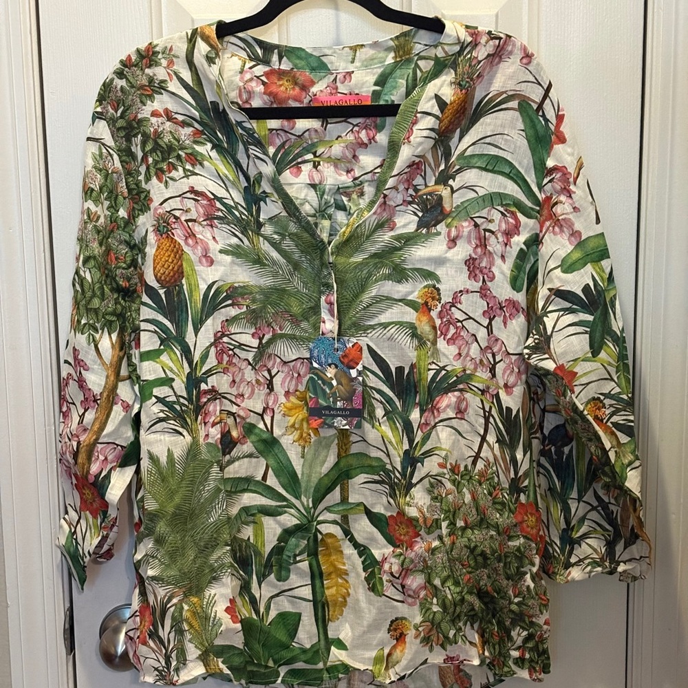 NWT Vilagallo blouse size 20 EU 50